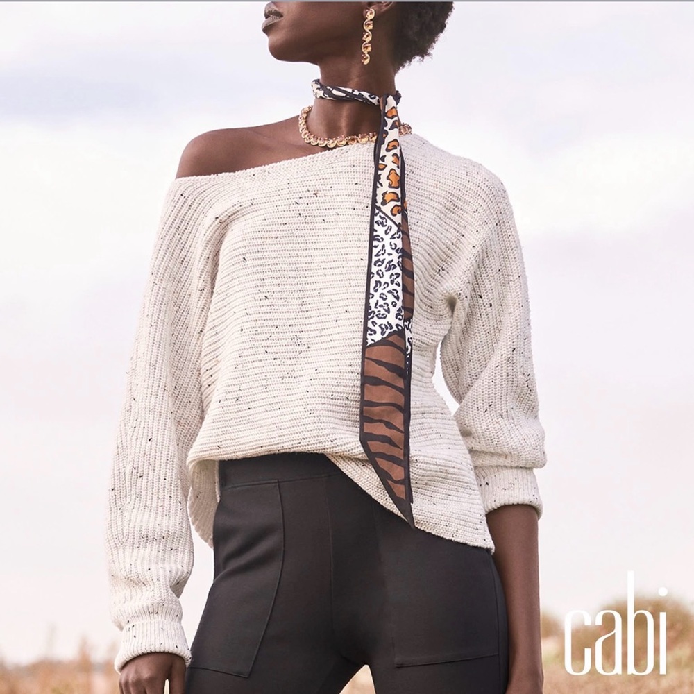 CAbi Women's tranquil Knit Sweater size small